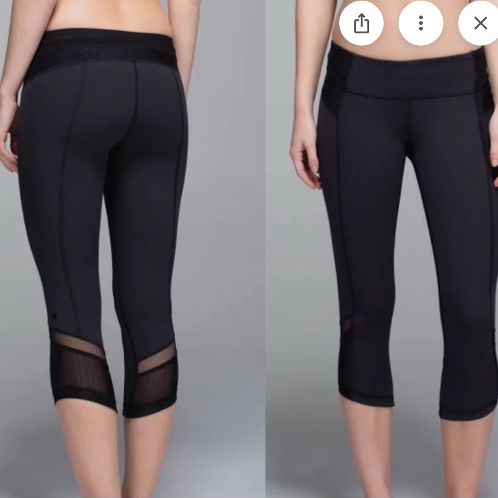 Lululemon Just Breathe Crop leggings- Size 4
